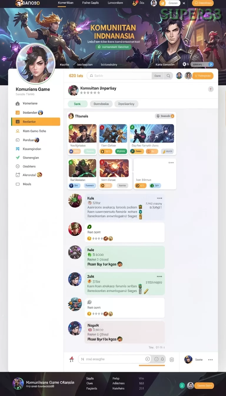 Cuplikan layar BIWIN — halaman utama