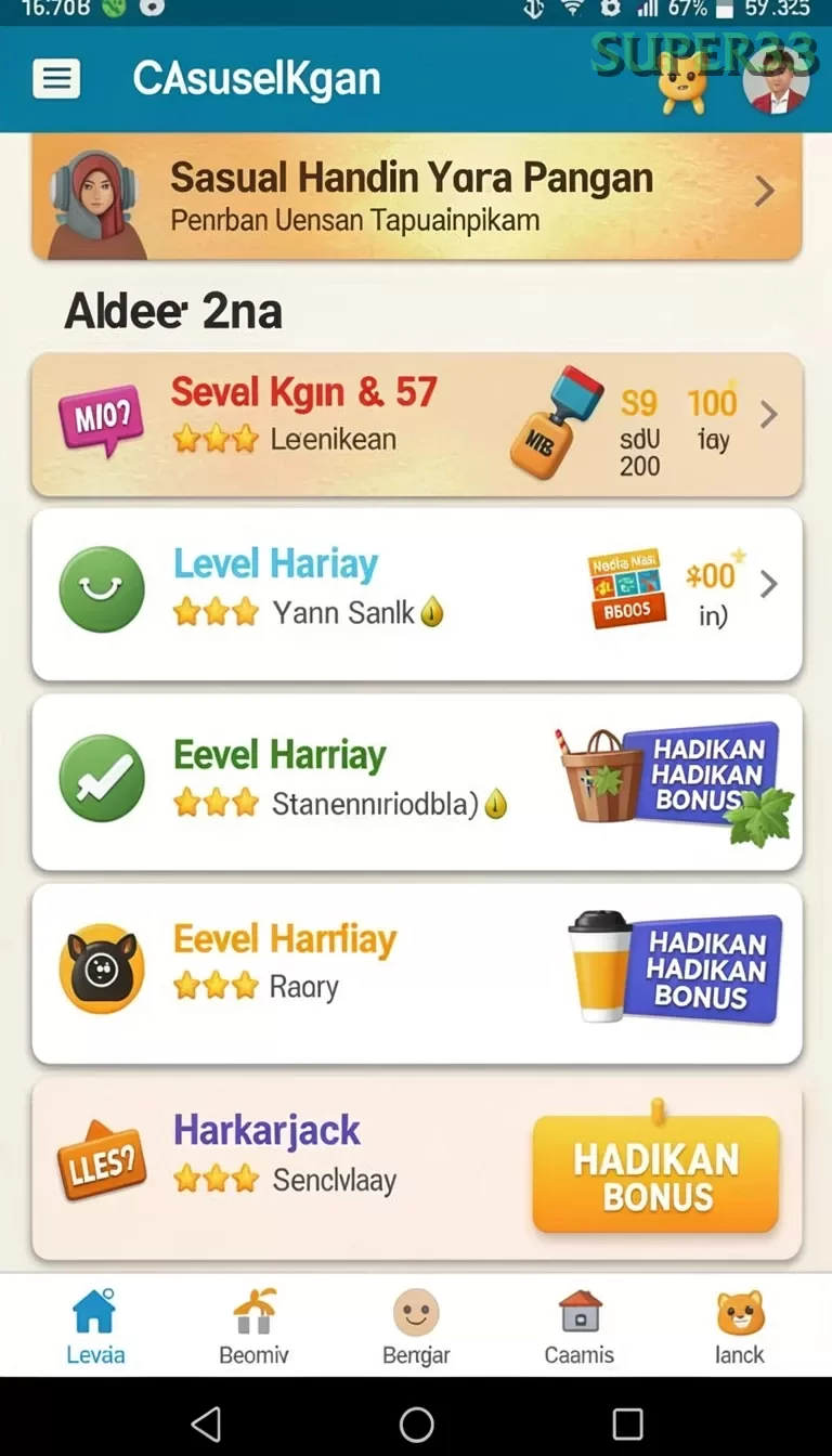 Cuplikan layar BW888 — pengaturan akun
